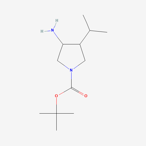 tert-Butyl 3-amino-4-isopropylpyrrolidine-1-carboxylate
