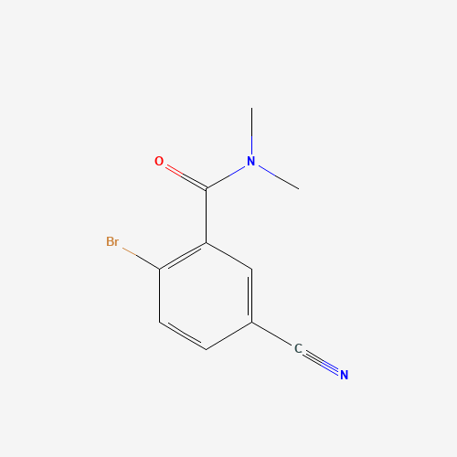 Benzamide, 2-bromo-5-cyano-n,n-dimethyl-