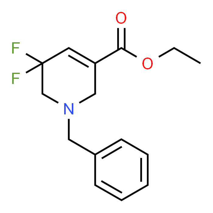 Ethyl 1-benzyl-5,5-difluoro-1,2,5,6-tetrahydropyridine-3-carboxylate