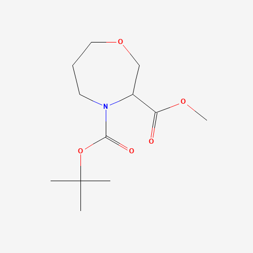 4-(tert-Butyl) 3-methyl 1,4-oxazepane-3,4-dicarboxylate