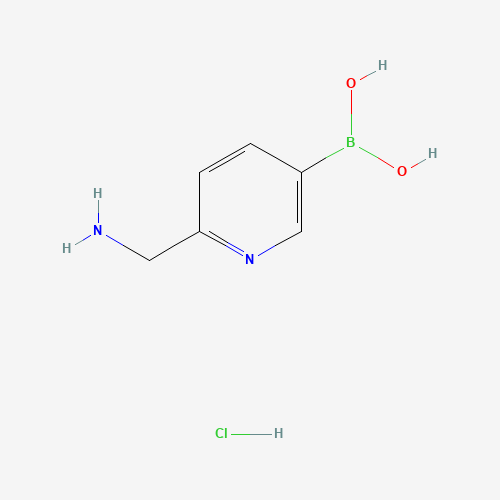 (6-(Aminomethyl)pyridin-3-yl)boronic acid hydrochloride