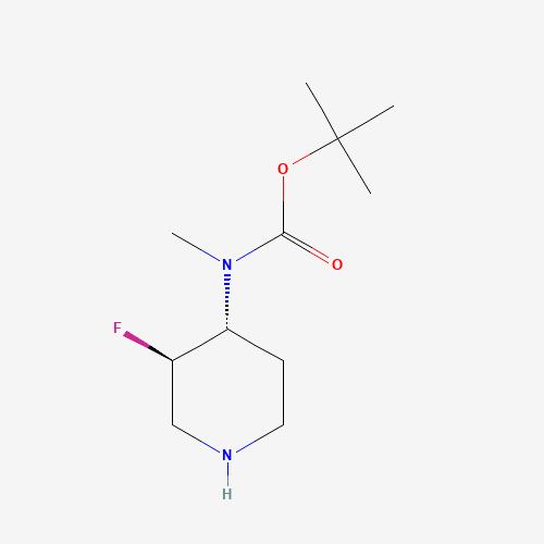 rel-tert-Butyl ((3S,4S)-3-fluoropiperidin-4-yl)(methyl)carbamate