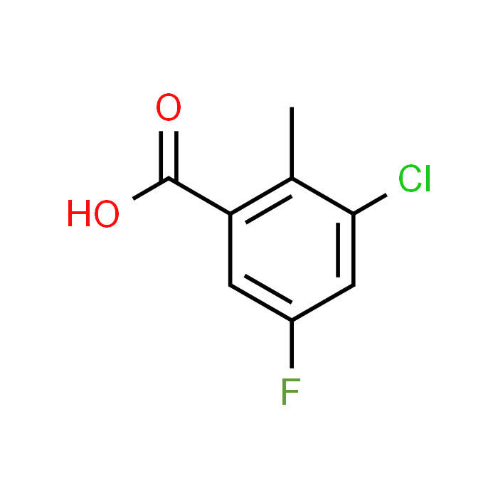 3-Chloro-5-fluoro-2-methylbenzoic acid