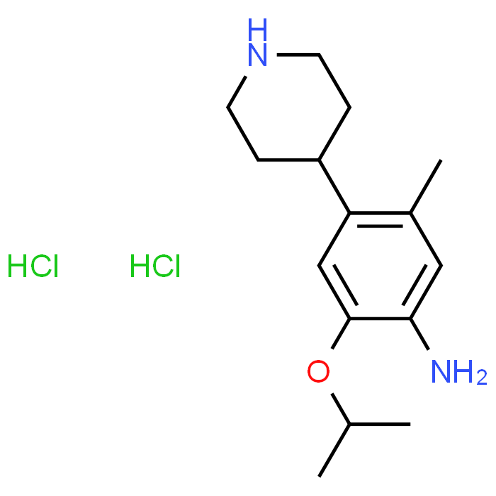 2-Isopropoxy-5-methyl-4-(piperidin-4-yl)aniline dihydrochloride
