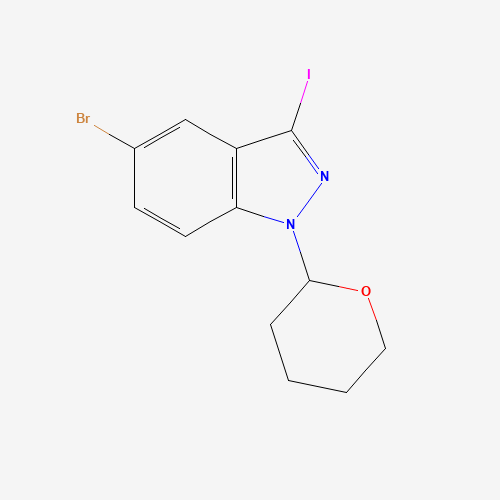 5-Bromo-3-iodo-1-(tetrahydro-2H-pyran-2-yl)-1H-indazole