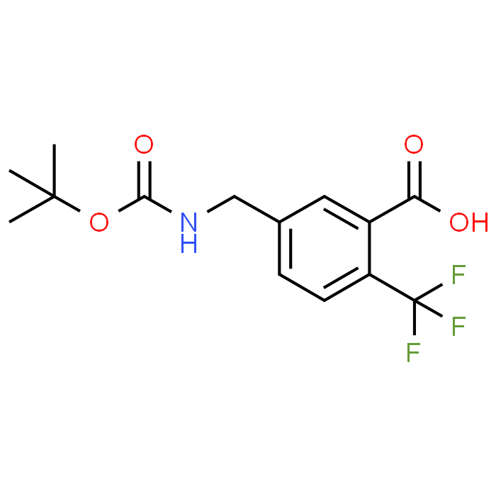 5-(((tert-Butoxycarbonyl)amino)methyl)-2-(trifluoromethyl)benzoic acid