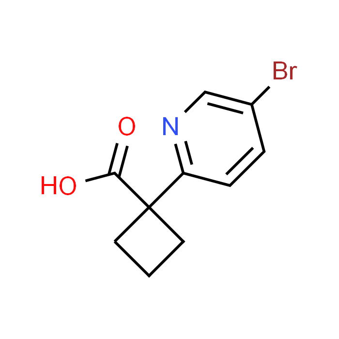 1-(5-Bromopyridin-2-yl)cyclobutanecarboxylic acid