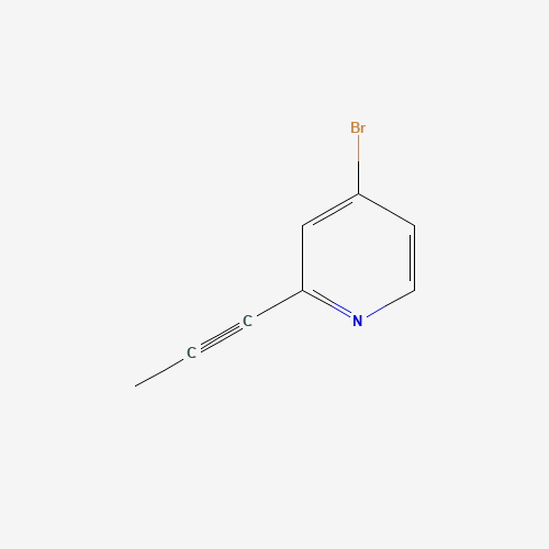 4-Bromo-2-(prop-1-yn-1-yl)pyridine