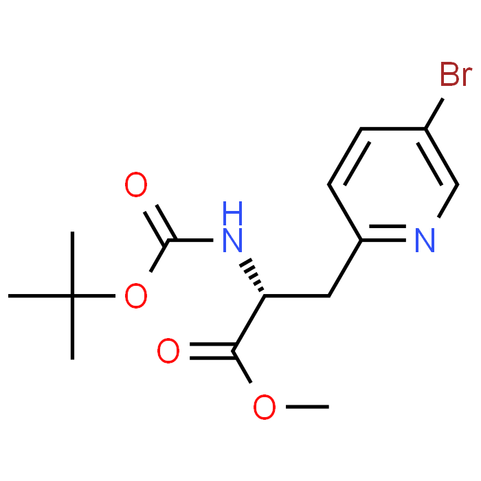 (R)-Methyl 3-(5-bromopyridin-2-yl)-2-((tert-butoxycarbonyl)amino)propanoate