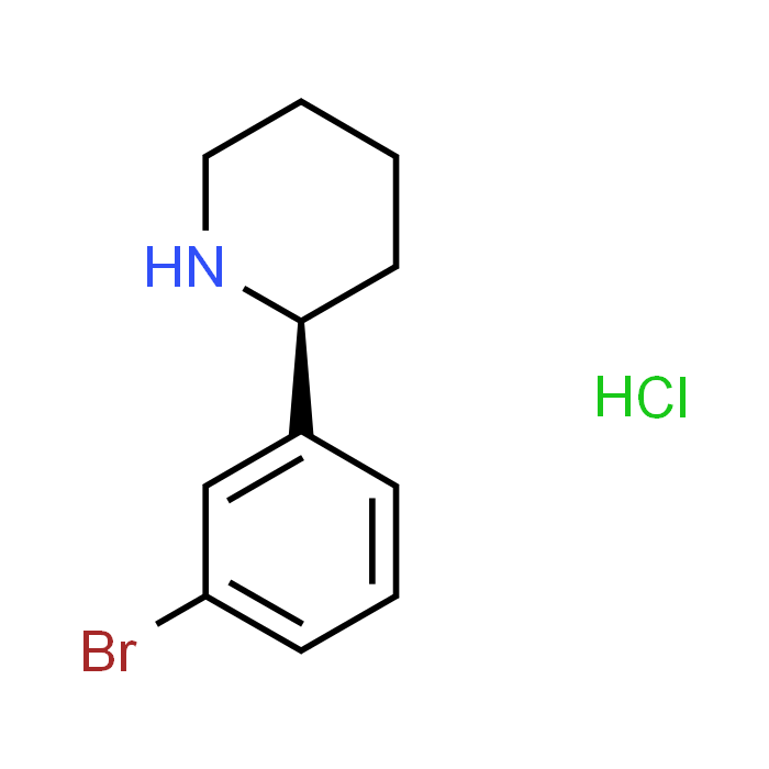 (S)-2-(3-Bromophenyl)piperidine hydrochloride
