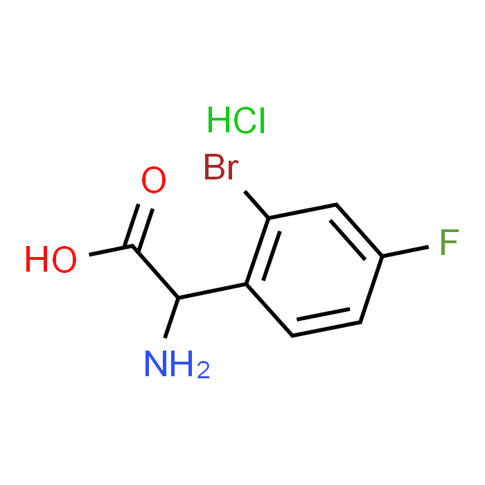 (S)-2-amino-2-(2-bromo-4-fluorophenyl)acetic acid hcl