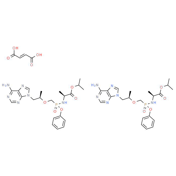 Isopropyl (((((R)-1-(6-amino-9H-purin-9-yl)propan-2-yl)oxy)methyl)(phenoxy)phosphoryl)-L-alaninate hemifumarate
