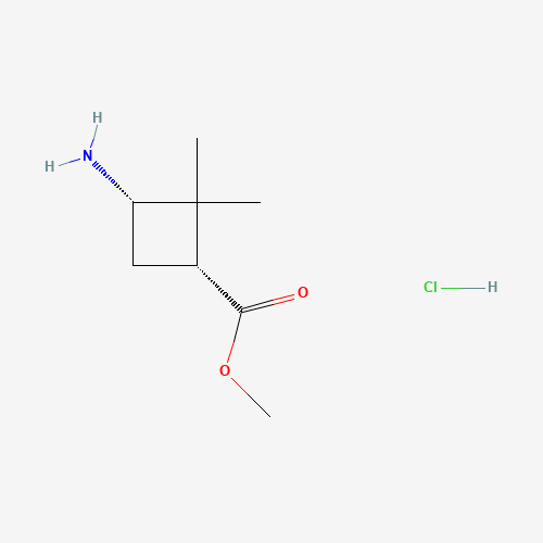 (1R,3S)-rel-Methyl 3-amino-2,2-dimethylcyclobutanecarboxylate hydrochloride
