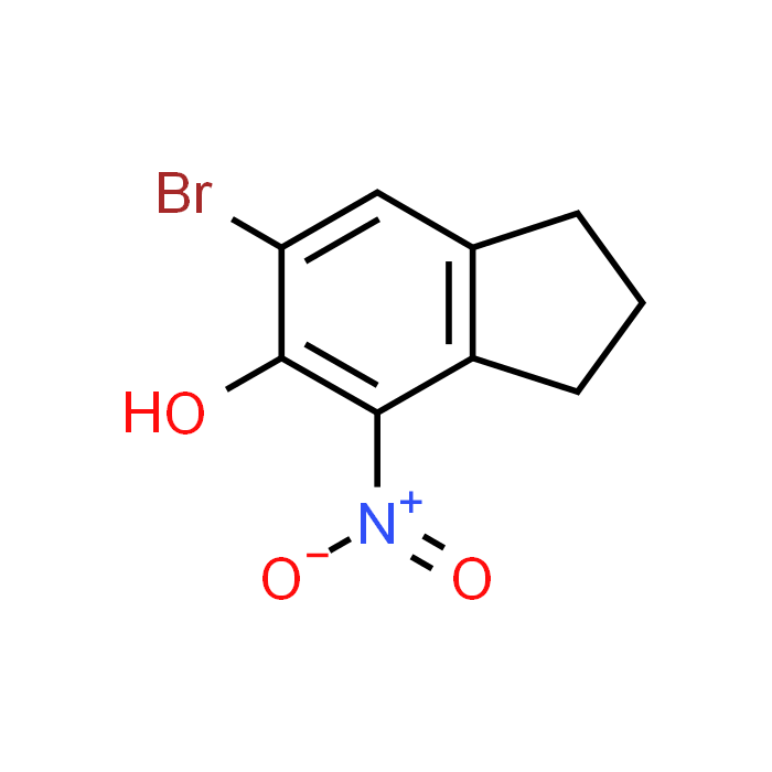 6-Bromo-4-nitro-2,3-dihydro-1H-inden-5-ol