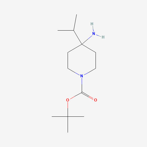 tert-butyl 4-amino-4-(propan-2-yl)piperidine-1-carboxylate