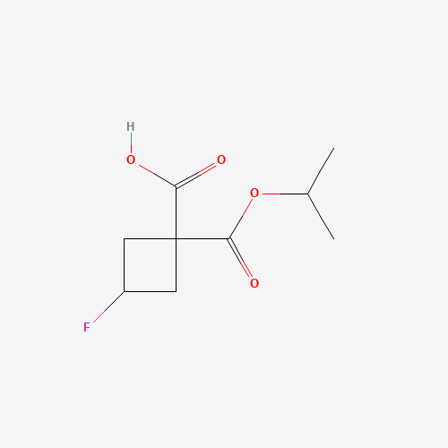 3-Fluoro-1-(isopropoxycarbonyl)cyclobutane-1-carboxylic acid