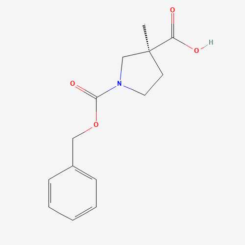 (S)-1-((Benzyloxy)carbonyl)-3-methylpyrrolidine-3-carboxylic acid