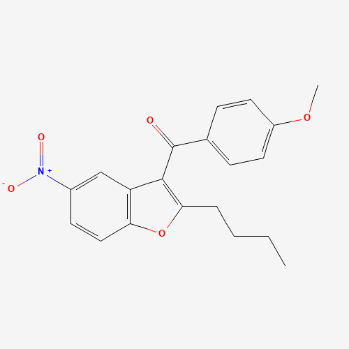 (2-Butyl-5-nitrobenzofuran-3-yl)(4-methoxyphenyl)methanone