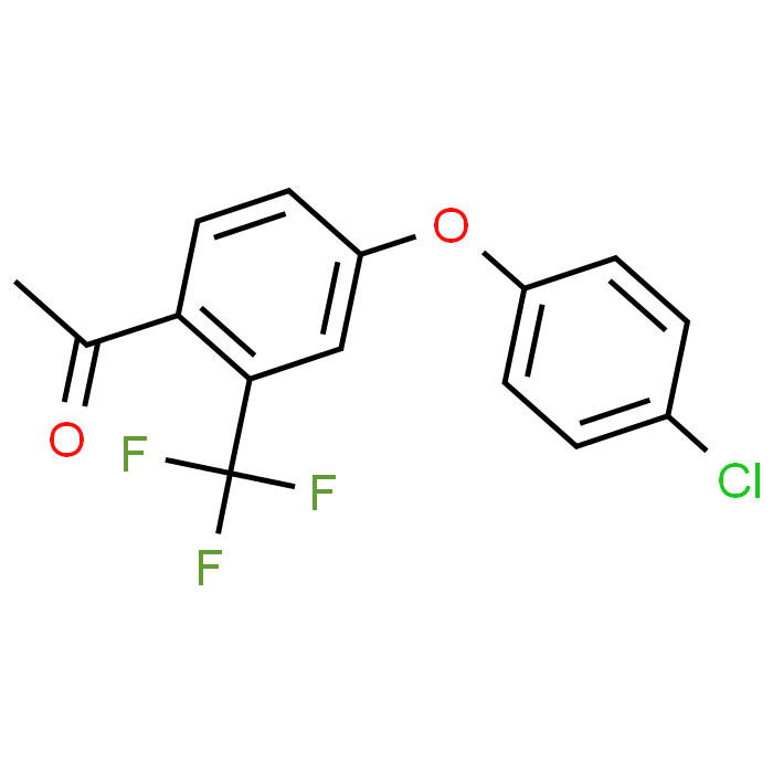 1-(4-(4-Chlorophenoxy)-2-(trifluoromethyl)phenyl)ethan-1-one