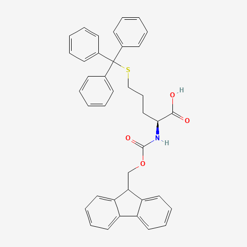 (S)-2-((((9H-Fluoren-9-yl)methoxy)carbonyl)amino)-5-(tritylthio)pentanoic acid