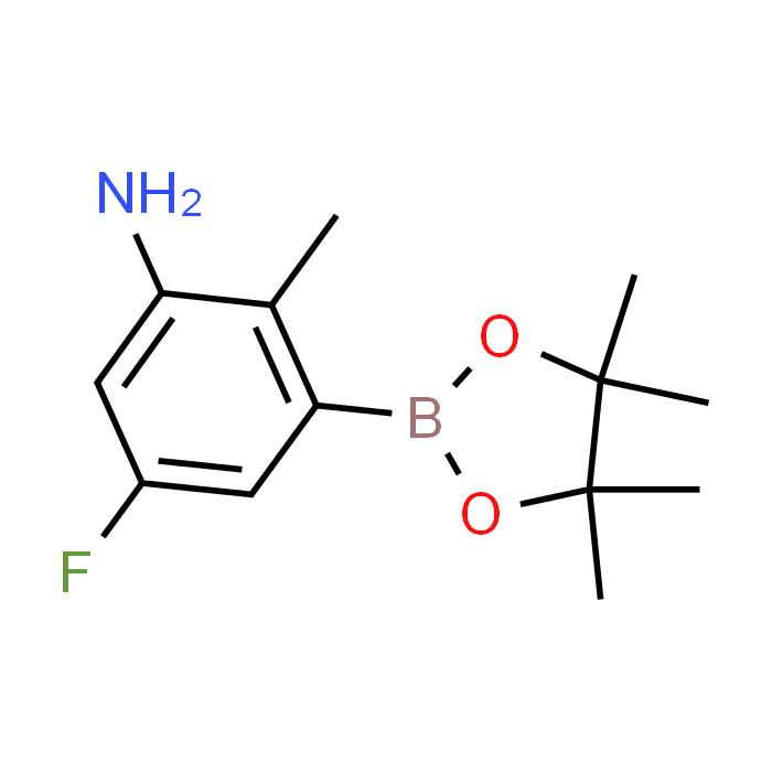 5-Fluoro-2-methyl-3-(4,4,5,5-tetramethyl-1,3,2-dioxaborolan-2-yl)aniline