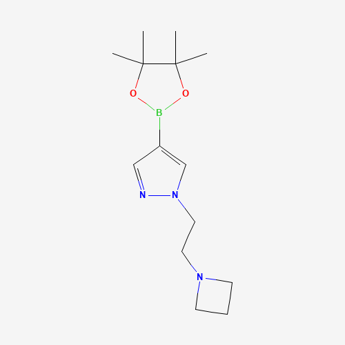 1-(2-(Azetidin-1-yl)ethyl)-4-(4,4,5,5-tetramethyl-1,3,2-dioxaborolan-2-yl)-1H-pyrazole