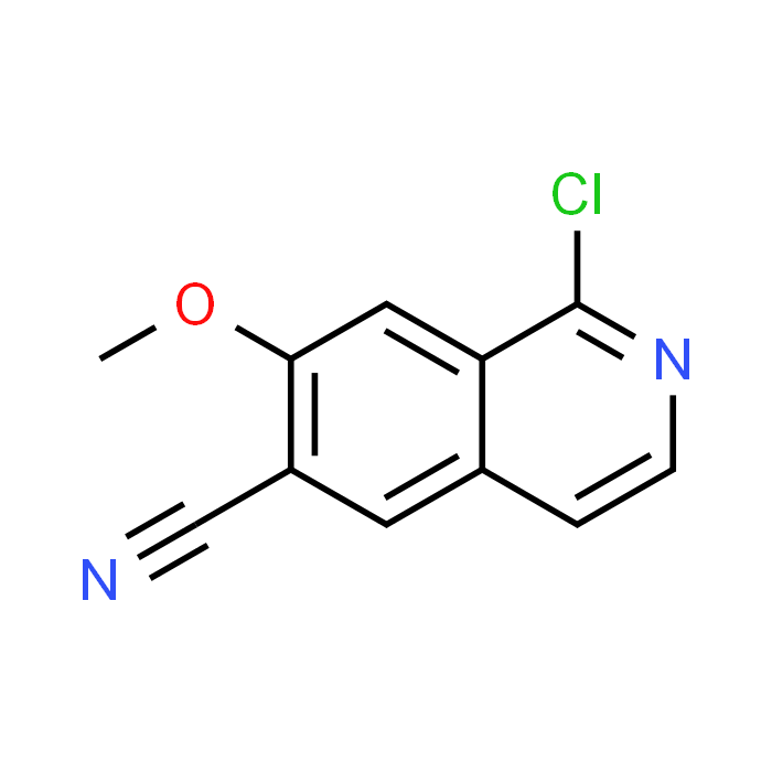 1-Chloro-7-methoxyisoquinoline-6-carbonitrile