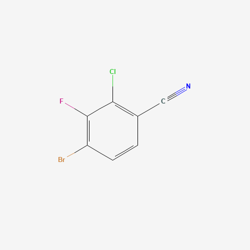 4-Bromo-2-chloro-3-fluorobenzonitrile