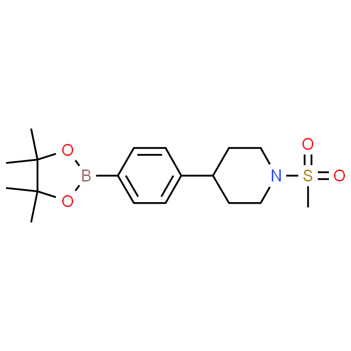 1-(Methylsulfonyl)-4-(4-(4,4,5,5-tetramethyl-1,3,2-dioxaborolan-2-yl)phenyl)piperidine