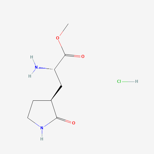(S)-Methyl 2-amino-3-((S)-2-oxopyrrolidin-3-yl)propanoate hydrochloride