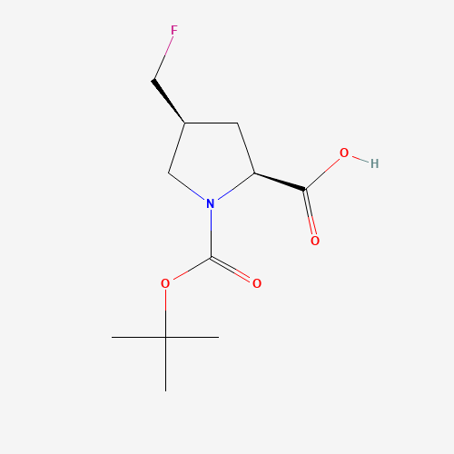 (2S,4S)-1-(tert-Butoxycarbonyl)-4-(fluoromethyl)pyrrolidine-2-carboxylic acid