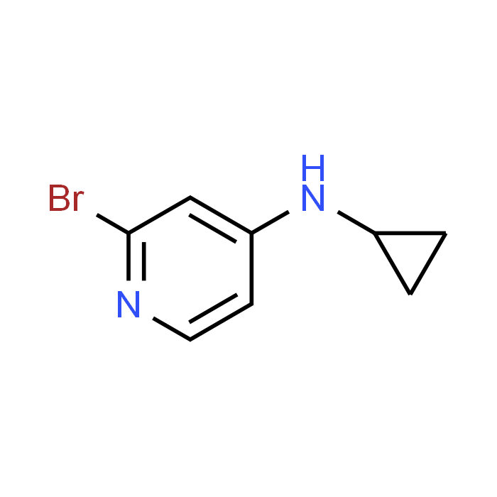 2-Bromo-N-cyclopropylpyridin-4-amine