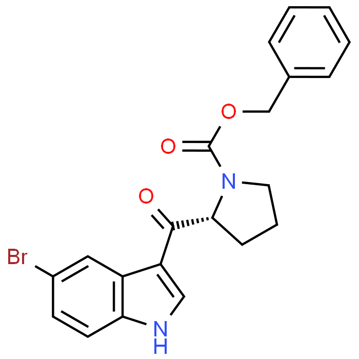 (R)-Benzyl 2-(5-bromo-1H-indole-3-carbonyl)pyrrolidine-1-carboxylate