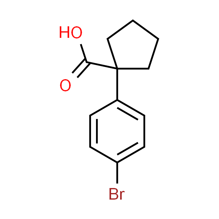 1-(4-Bromophenyl)cyclopentane-1-carboxylic acid