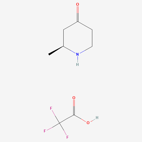 (S)-2-Methylpiperidin-4-one 2,2,2-trifluoroacetate