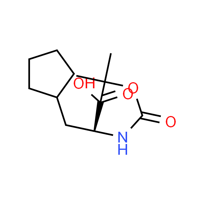 (S)-2-((tert-Butoxycarbonyl)amino)-3-cyclopentylpropanoic acid
