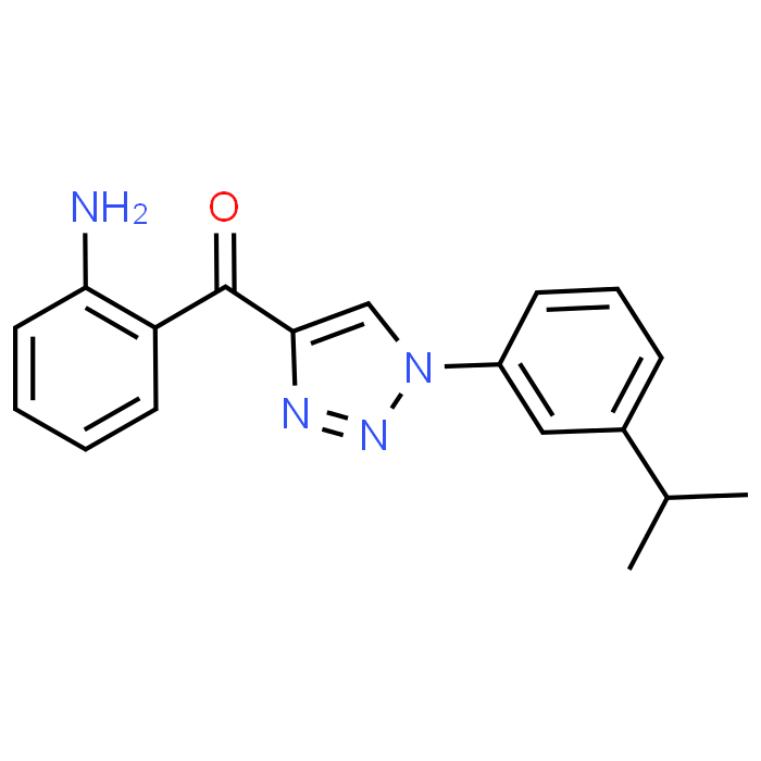 (2-Aminophenyl)(1-(3-isopropylphenyl)-1H-1,2,3-triazol-4-yl)methanone