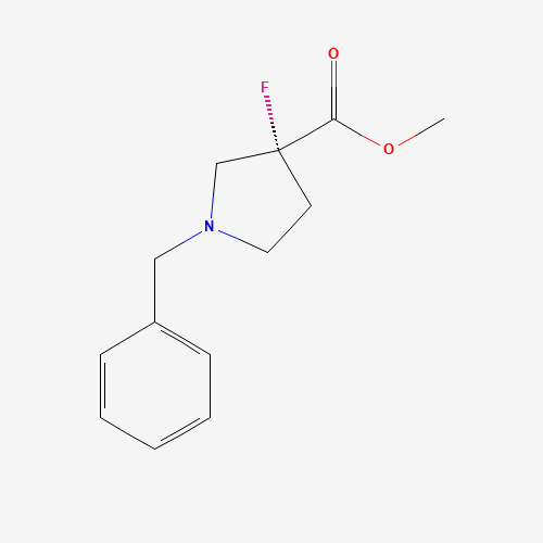 Methyl (R)-1-benzyl-3-fluoropyrrolidine-3-carboxylate
