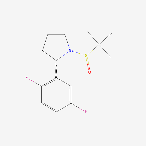 (S)-1-((S)-tert-butylsulfinyl)-2-(2,5-difluorophenyl)pyrrolidine