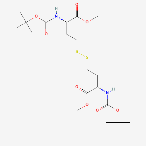 Dimethyl 4,4'-disulfanediyl(2S,2'S)-bis(2-((tert-butoxycarbonyl)amino)butanoate)