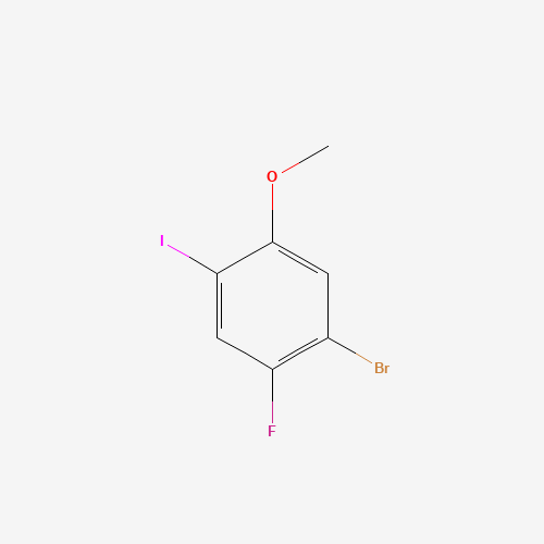 1-Bromo-2-fluoro-4-iodo-5-methoxybenzene