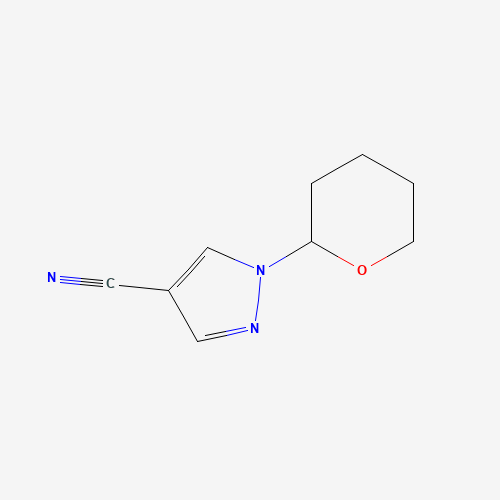 1-(Tetrahydro-2H-pyran-2-yl)-1H-pyrazole-4-carbonitrile