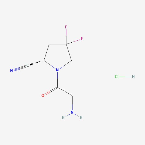 (S)-1-(2-Aminoacetyl)-4,4-difluoropyrrolidine-2-carbonitrile hydrochloride