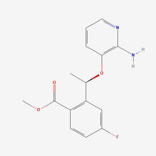 (R)-Methyl 2-(1-((2-aminopyridin-3-yl)oxy)ethyl)-4-fluorobenzoate