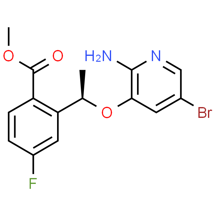 (R)-Methyl 2-(1-((2-amino-5-bromopyridin-3-yl)oxy)ethyl)-4-fluorobenzoate