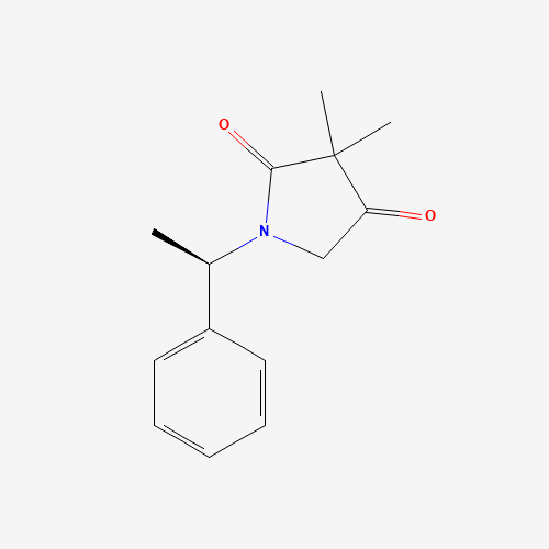 (R)-3,3-Dimethyl-1-(1-phenylethyl)pyrrolidine-2,4-dione