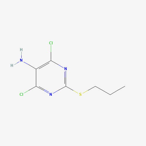 4,6-Dichloro-2-(propylthio)pyrimidin-5-amine