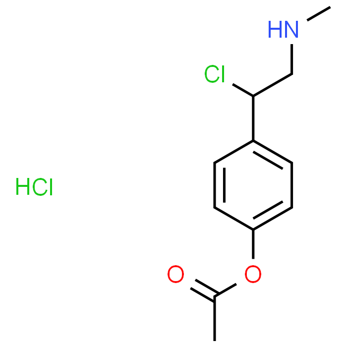 4-(1-Chloro-2-(methylamino)ethyl)phenyl acetate hydrochloride