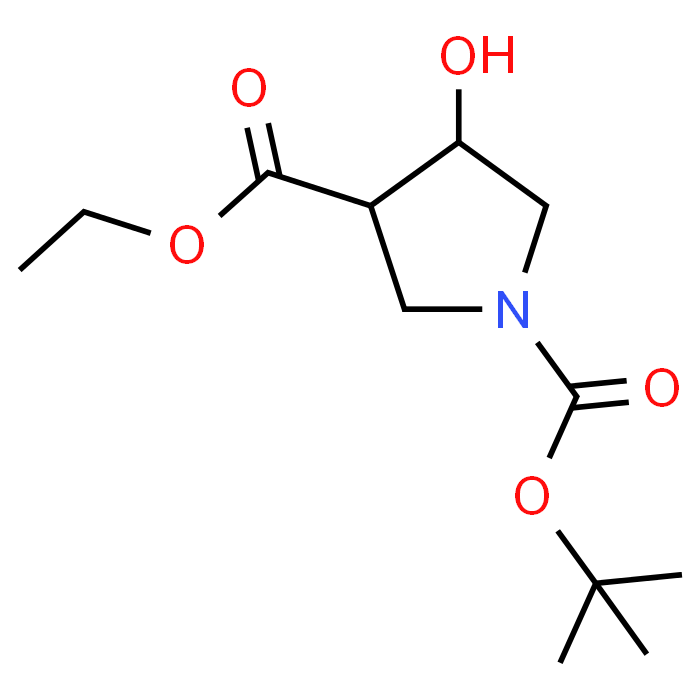 Ethyl 1-Boc-4-hydroxypyrrolidine-3-carboxylate