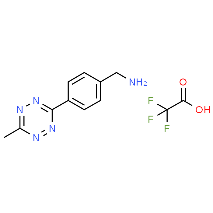 (4-(6-Methyl-1,2,4,5-tetrazin-3-yl)phenyl)methanamine trifluoroacetic acid